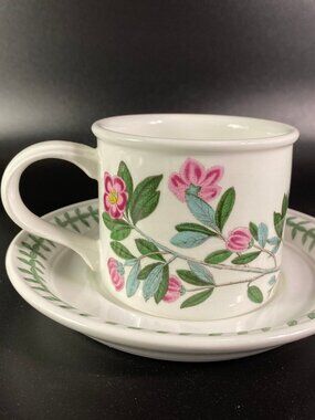 Vintage Portmerion Lepidotum Rhododendrum Coffee cup and saucer